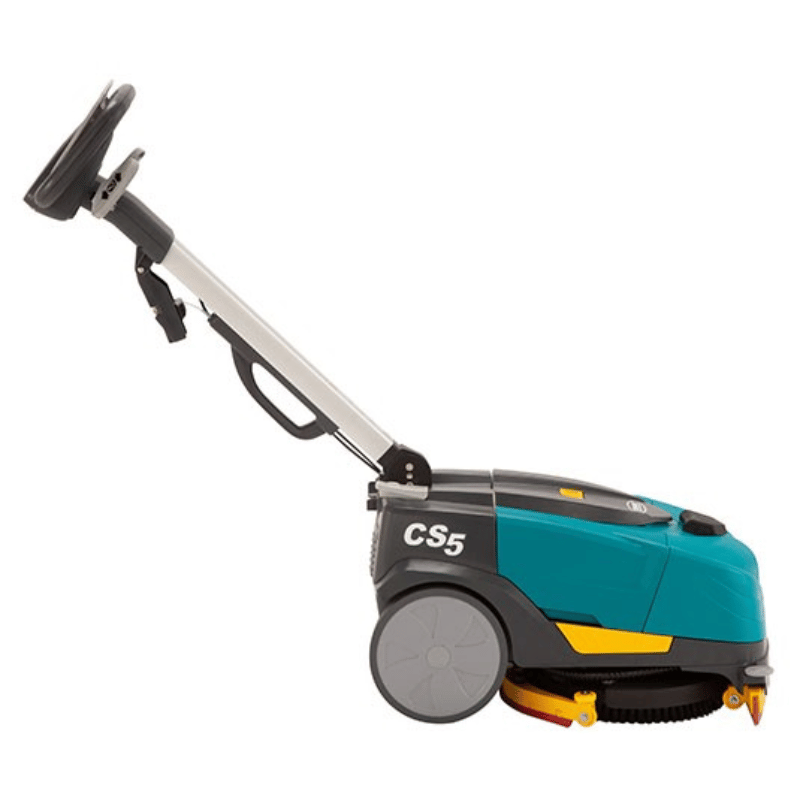 Tennant CS5 Micro Floor Scrubber side profile on a blank white background