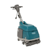 Teal and gray floor cleaning machine with Tennant logo on a white background