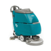 Tennant T2 Battery Walk behind Floor Scrubber angle view on white background