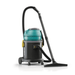 Tennant VWD27 Wet and Dry Vacuum front angle view with attachments on blank white background