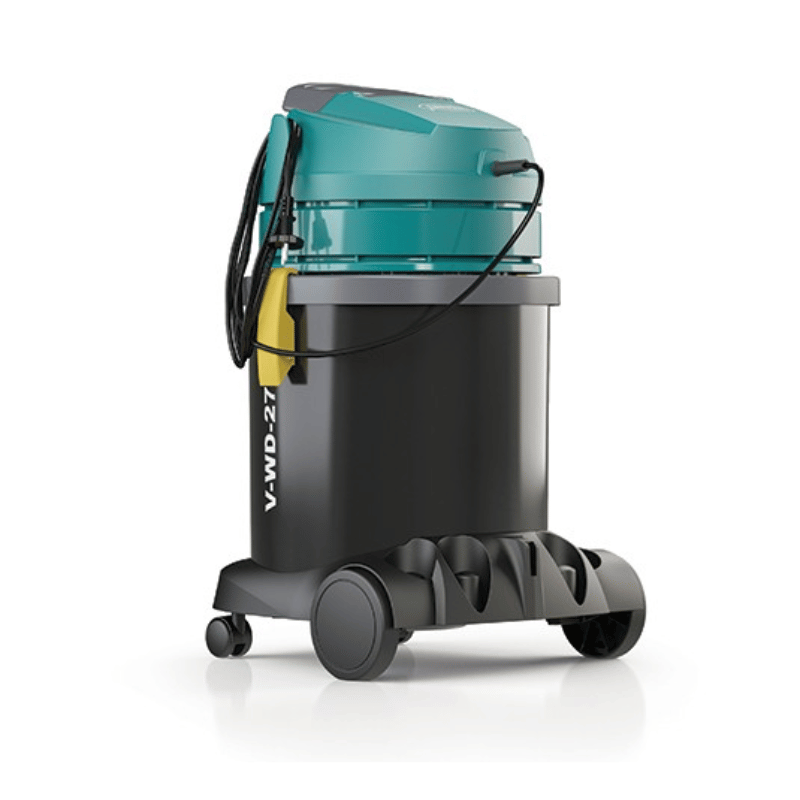 Tennant VWD27 Wet and Dry Vacuum rear angle view on blank white background