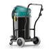 Tennant VWD62 Wet and Dry Vacuum  rear angle view with large handle on blank white background