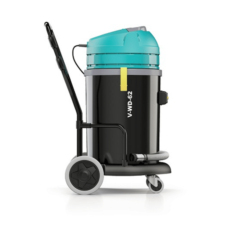 Tennant VWD62 Wet and Dry Vacuum side view on blank white background