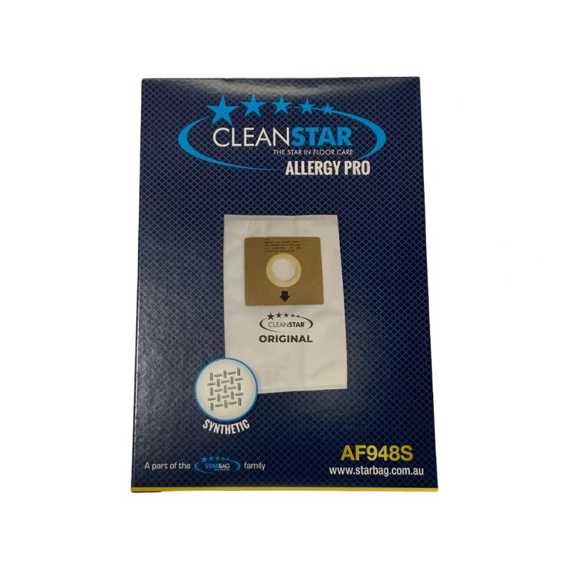 Cleanstar AF950S synthetic vacuum bags packaging