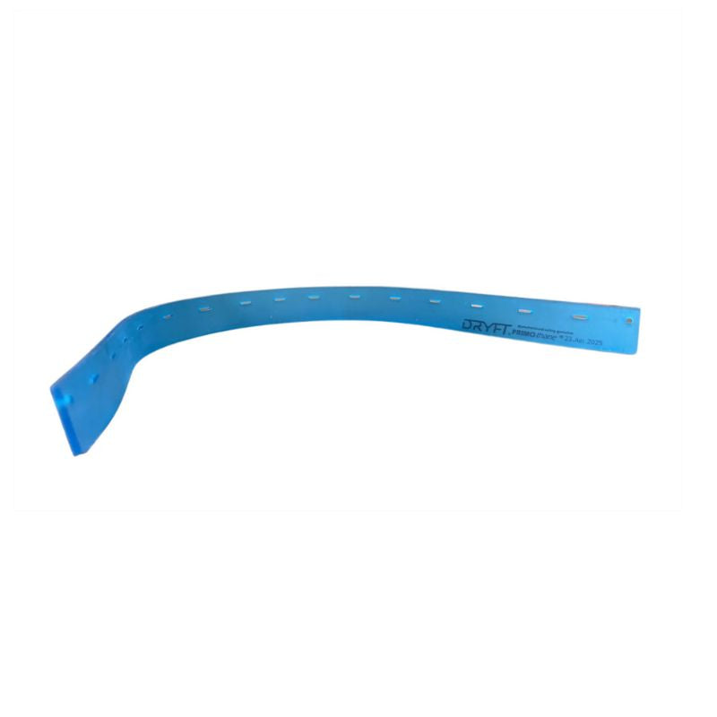 Cleanstar DRYFT Primothane squeegee kit for smooth floor surfaces and superior water collection on blank white background.