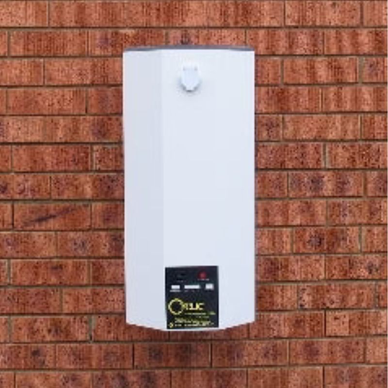 Cleanstar SD30 Central Ducted Vacuum System hanging on brown wall tiles