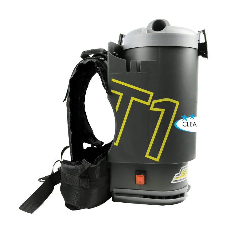 Ghibli T1 Backpack Vacuum Cleaner padded harness and back support