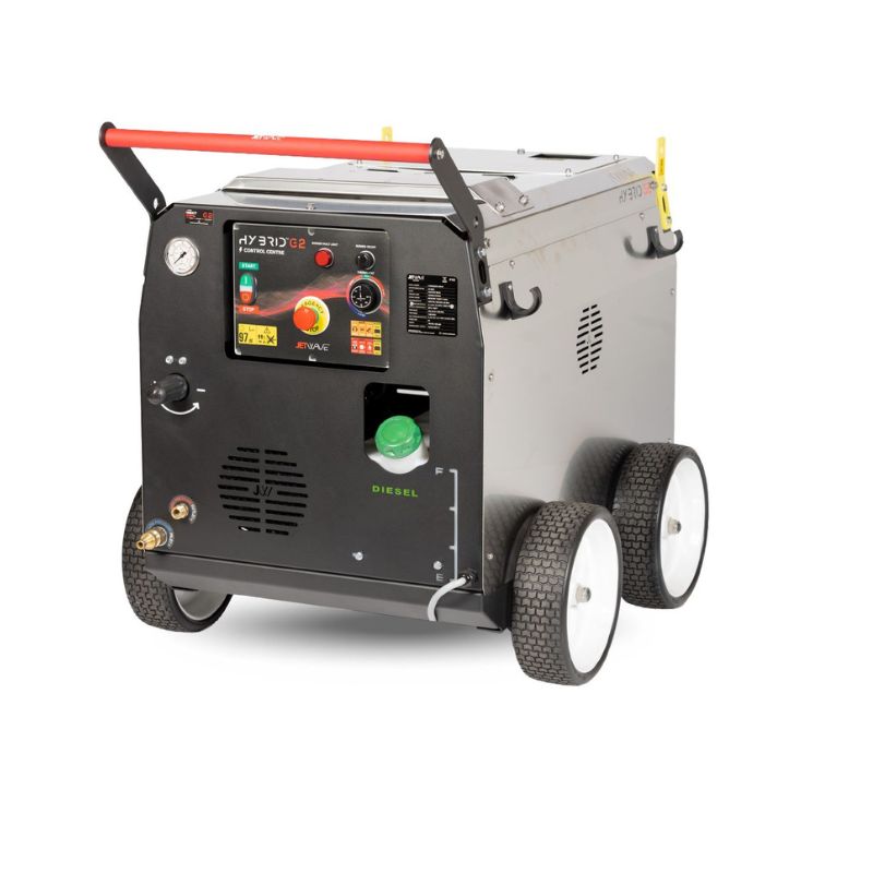 Jetwave Hybrid G2 200-21 hot water electric pressure washer front view