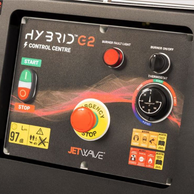 washer-front.jpg	Jetwave Hybrid G2 275-20 hot water electric pressure washer button view