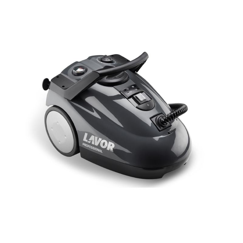 Lavorwash GV Kone Steam Cleaner front view on blank white background. 