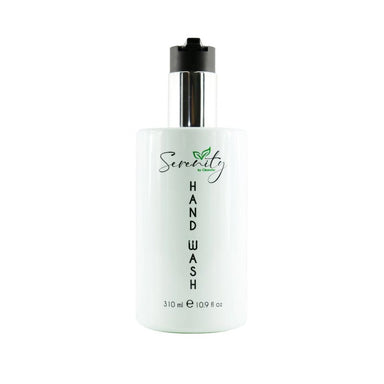 Serenity 310ml hand wash pump bottles in a bulk pack of 50 for hotel amenities