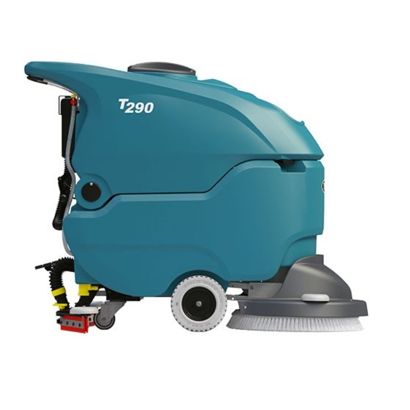 Tennant T290 Walk-Behind Floor Scrubber side view of the product
