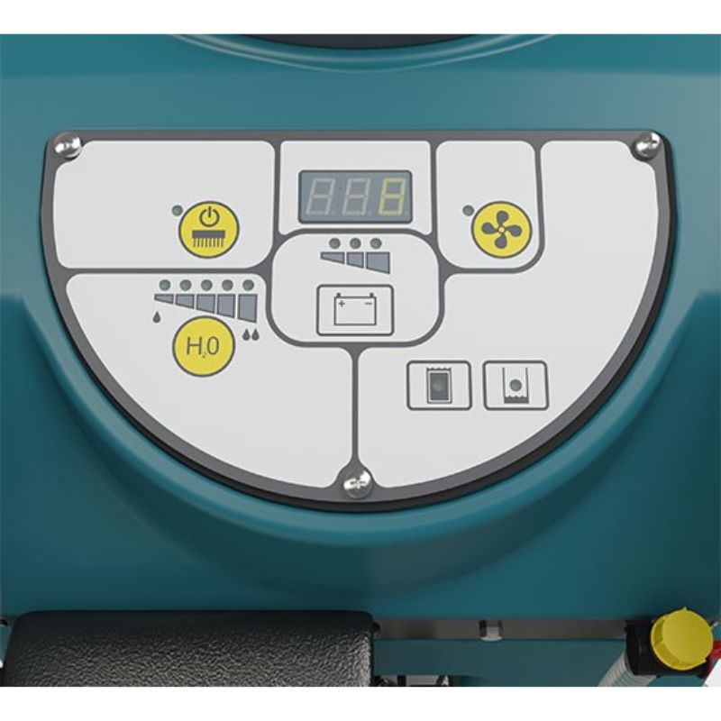 Tennant T290 Walk-Behind Floor Scrubber machine details in upper head