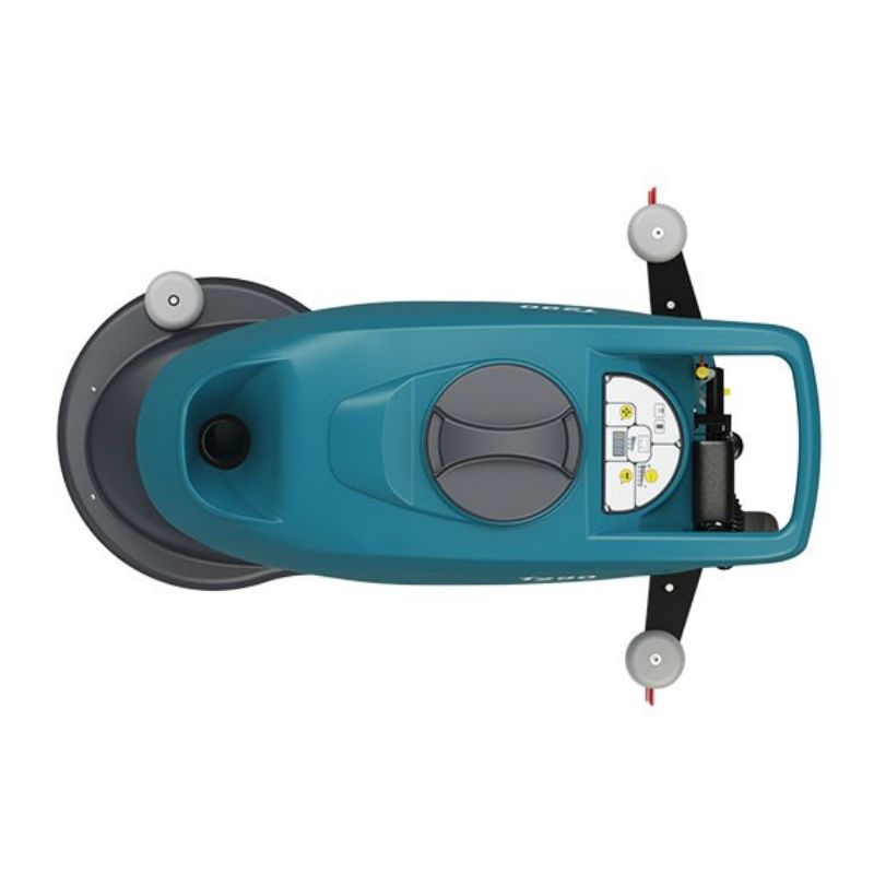 Tennant T290 Walk-Behind Floor Scrubber aerial view