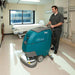 Tennant T300 Walk-Behind Floor Scrubber use in the hospital