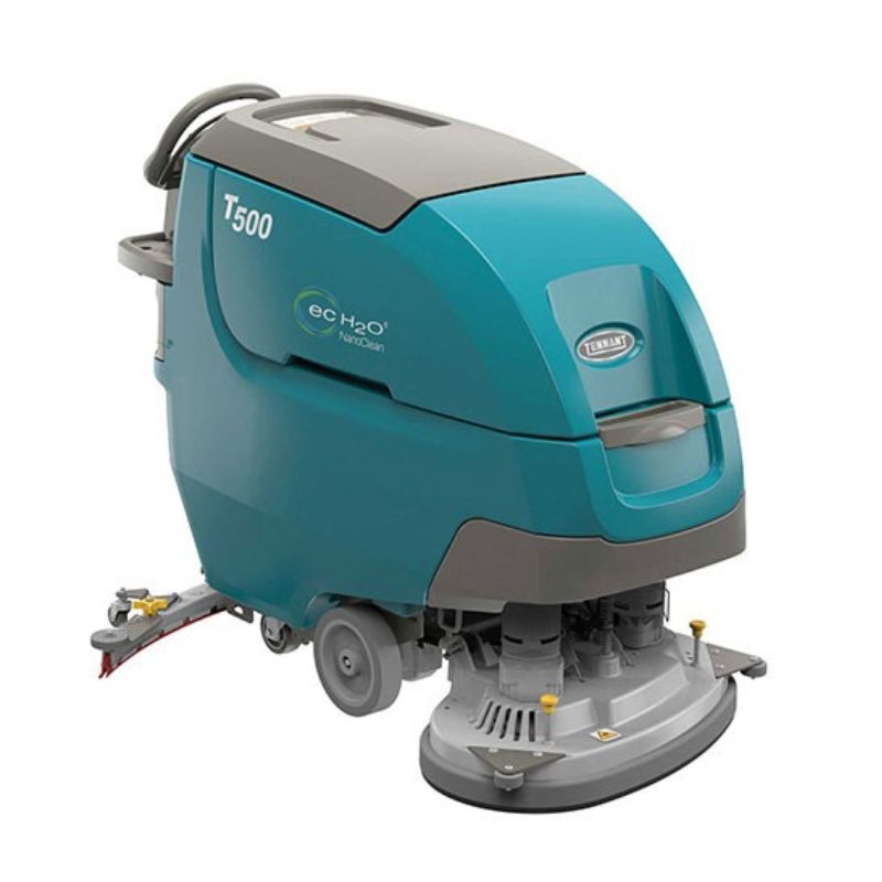 Tennant T500 Walk-Behind Floor Scrubber for commercial hard floor cleaning 