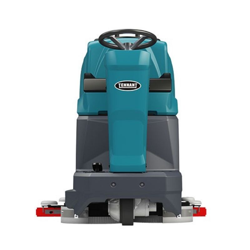 Tennant T581 Ride-On Floor Scrubber front view