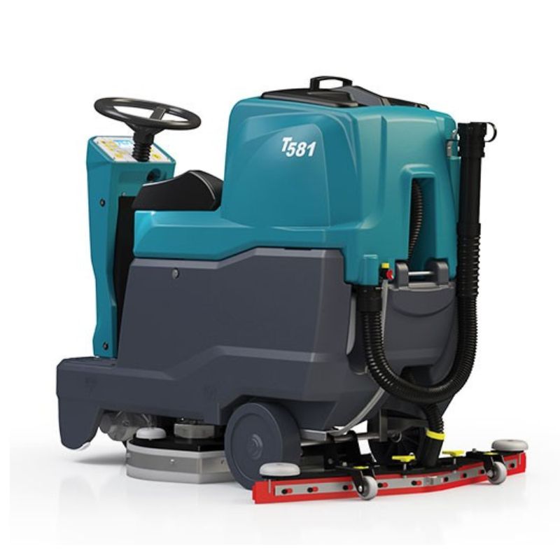Tennant T581 Ride-On Floor Scrubber other side view
