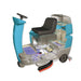 Tennant T7 ride-on commercial floor scrubber operator controls