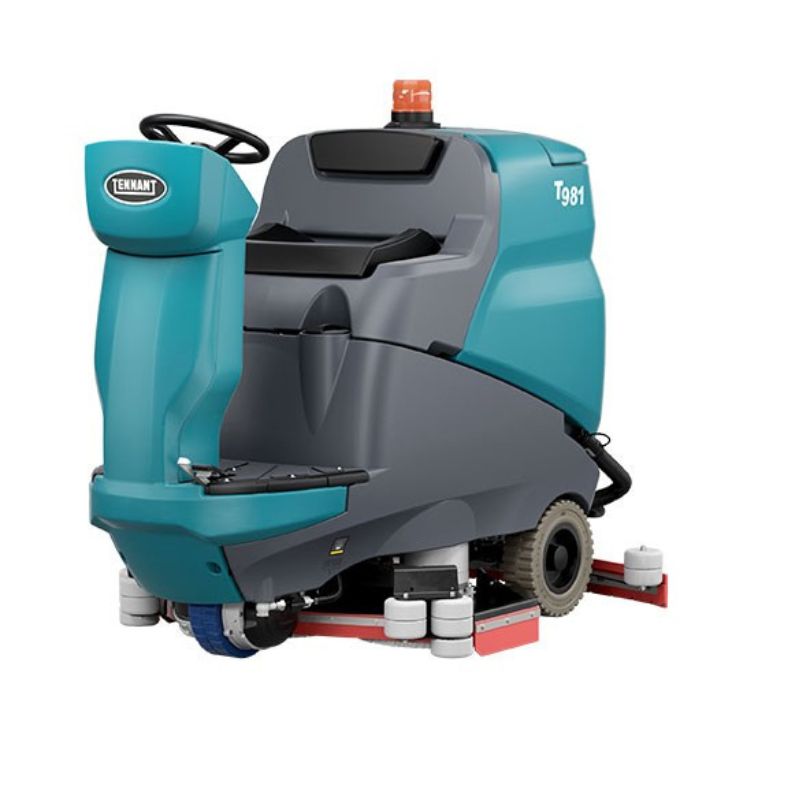 Tennant T981 Ride-On Floor Scrubber other side view