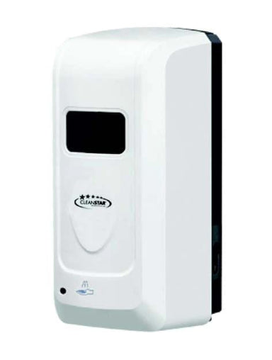 full image of touchless sanitary soap in white background